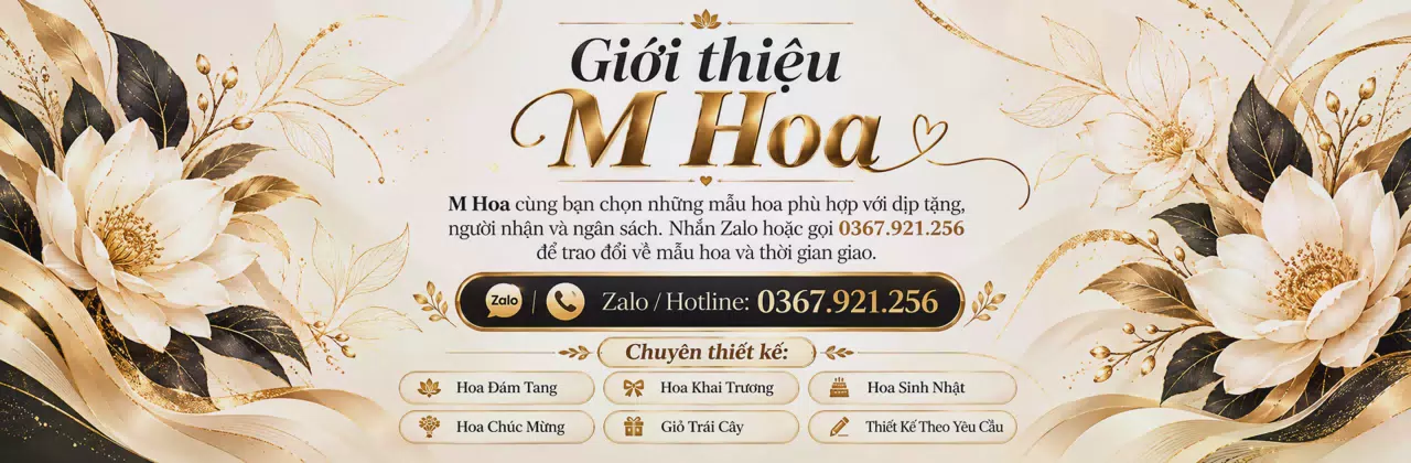 Ảnh bìa Shop hoa tươi Xã Khánh Bình An Giang - Một món hoa, nhiều điều muốn nói